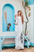 White Festive Saree ll